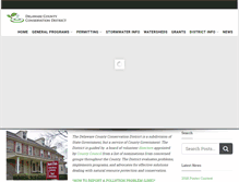 Tablet Screenshot of delcocd.org